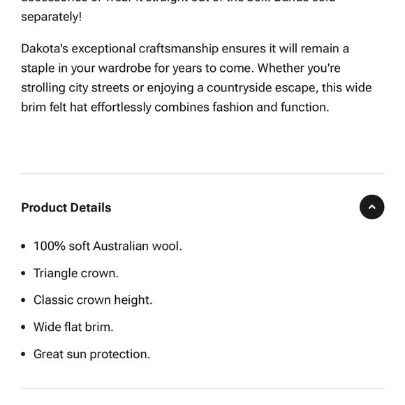 GIGI PIP Dakota Triangle Hat EUC size XL or size 61. Has adjustable band. - Picture 3 of 6